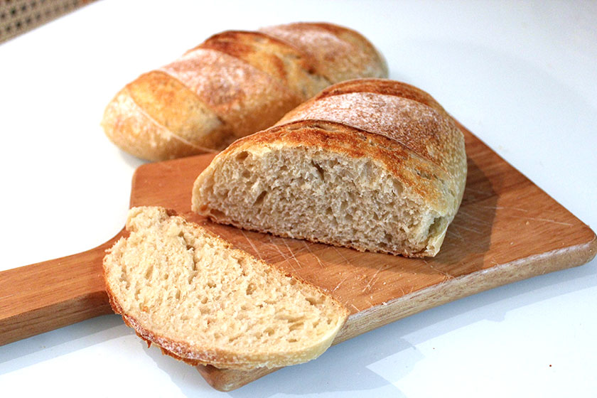 Foto de um pão caseiro