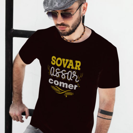 Camiseta Sovar, Assar e Comer (Masculina)