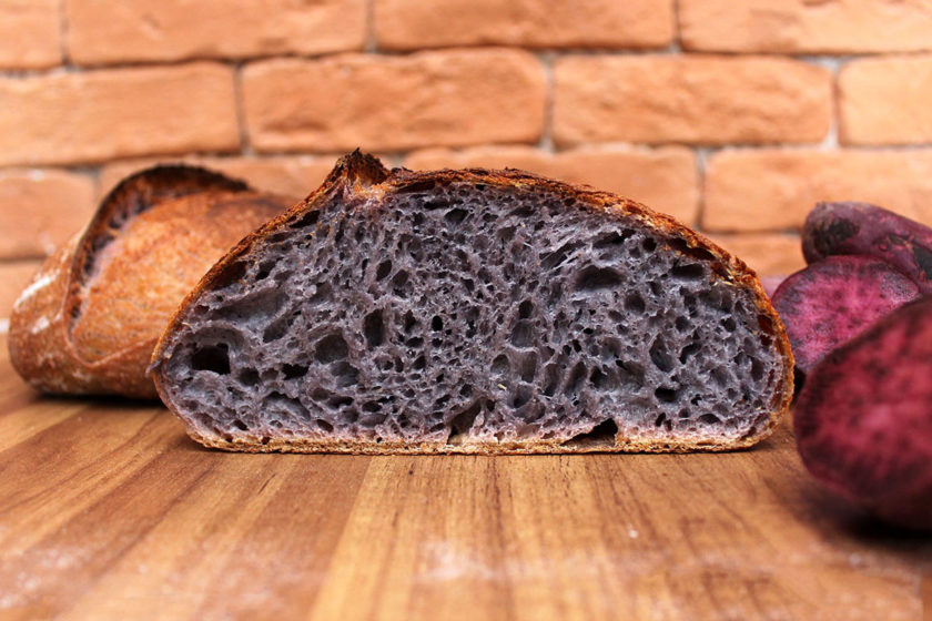 Pão de Batata-Doce Roxa - Cortado (Foto 2)