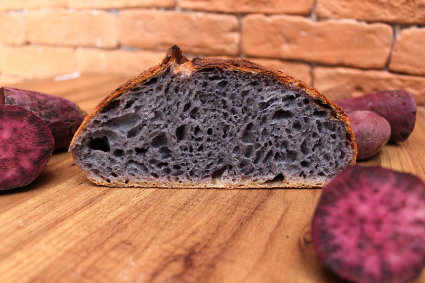 Pão de Batata-Doce Roxa - Cortado (Foto 3)