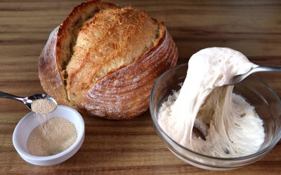 Como converter receitas de pão com fermento natural para biológico e vice-versa