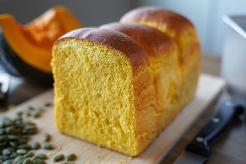 Receita de Pão de Forma de Abóbora