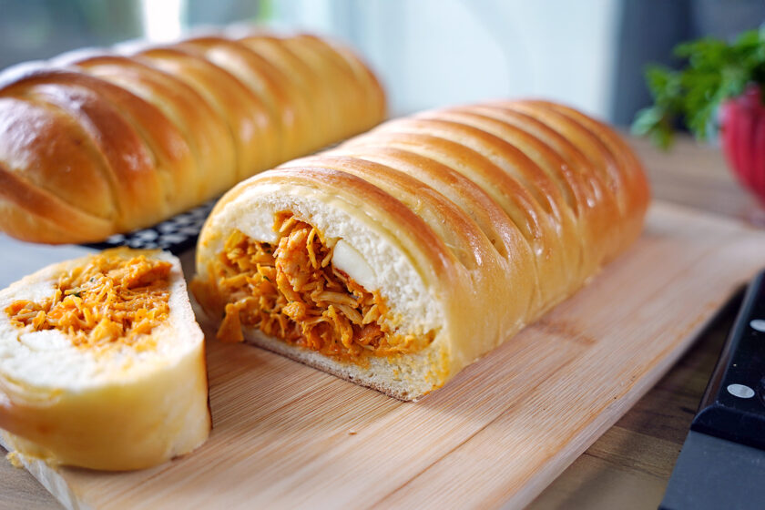 Receita de Pão Recheado de Frango