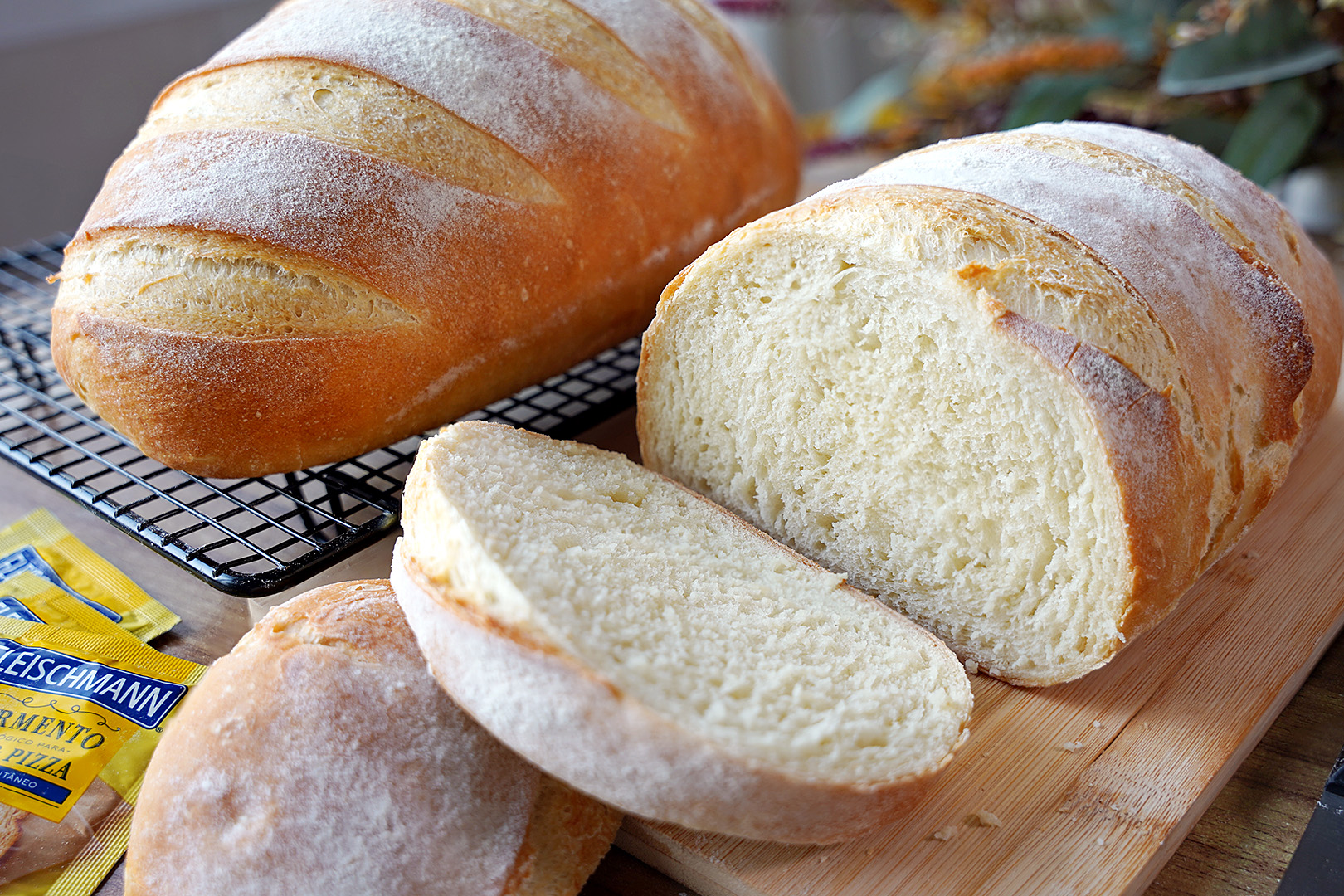 Receita de Pão Bloomer