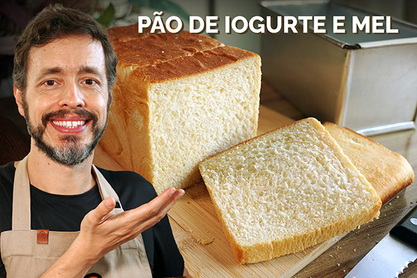 Receita de Pão de Iogurte e Mel