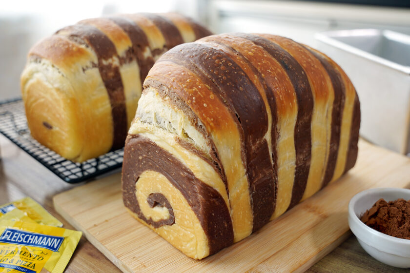 Receita de Pão Mesclado